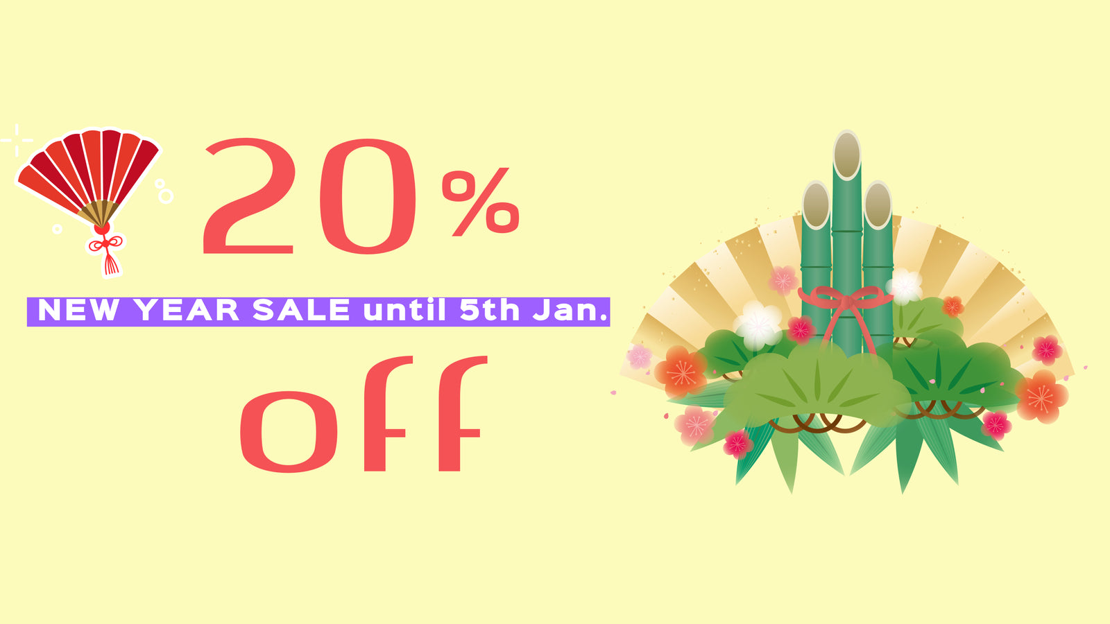 Happy New Year Sale 2020!