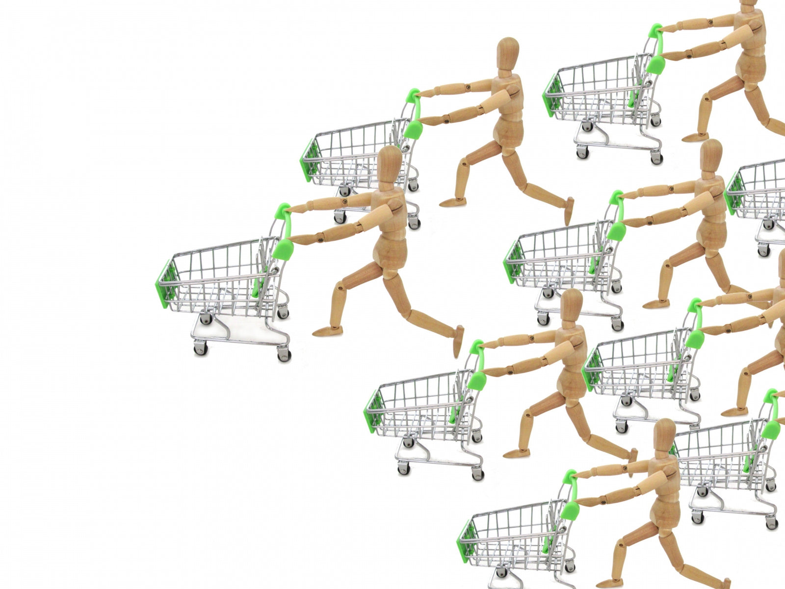 A delay in order processing due to a large amount of orders