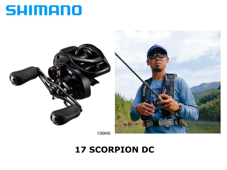 ) 2017 Shimano Scorpion DC 100HG Right Handle Bait Casting Reel Used  W/Box from JP in 2024