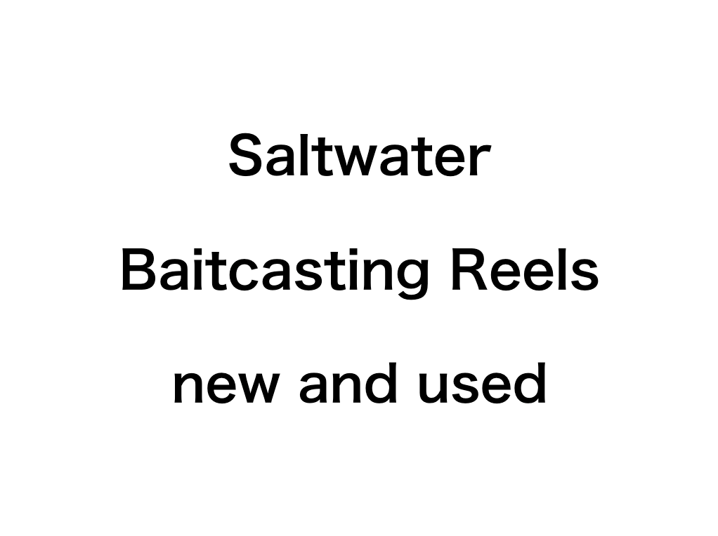 Saltwater Baitcasting Reels