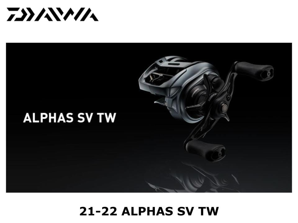 Daiwa 21 ALPHAS SV TW 800HL Left Handed Baitcast Fishing Reel - Outback  Angler