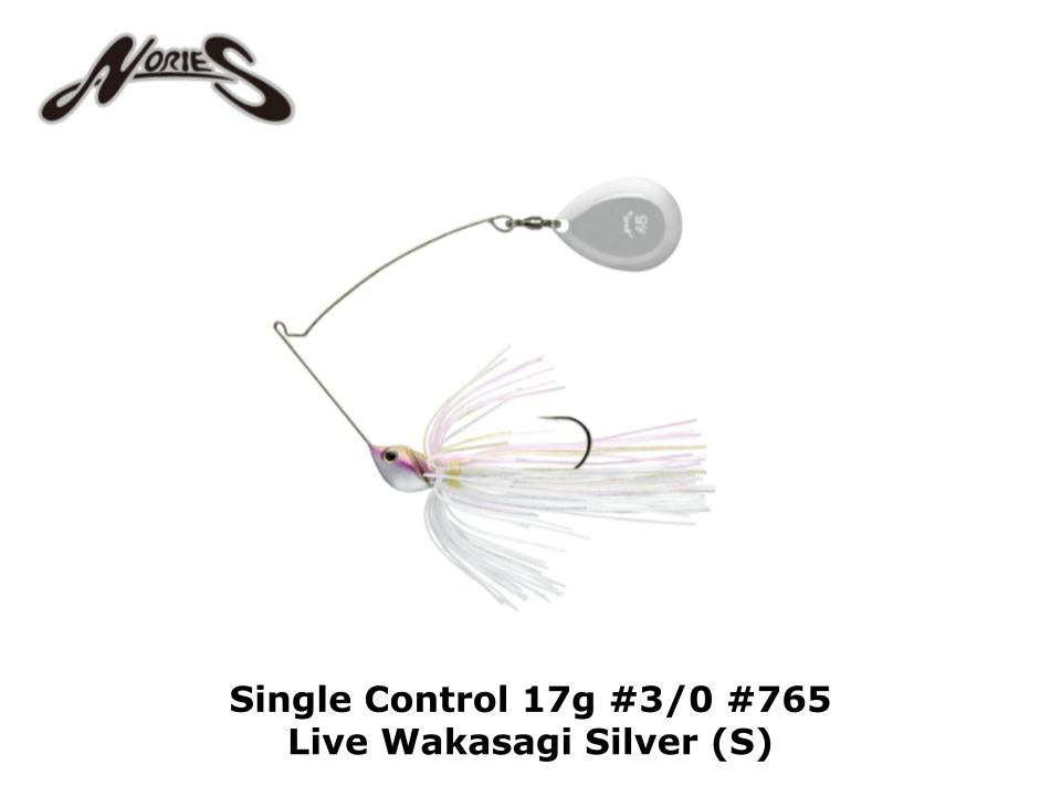 Nories Single Control 17g #3/0 #765 Live Wakasagi Silver (S)