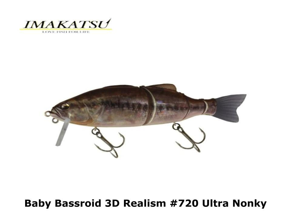 Leurre Imakatsu IK Bassroid Baby Floating 112mm 22g – Appât Flottant Pour Black-Bass