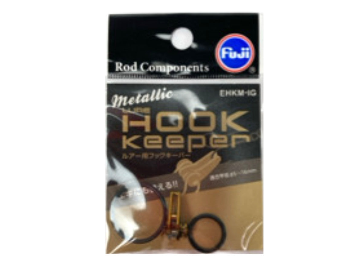 Fuji Lure Hook Keeper #EHKM-IG All Gold Metallic 5-16mm blanks