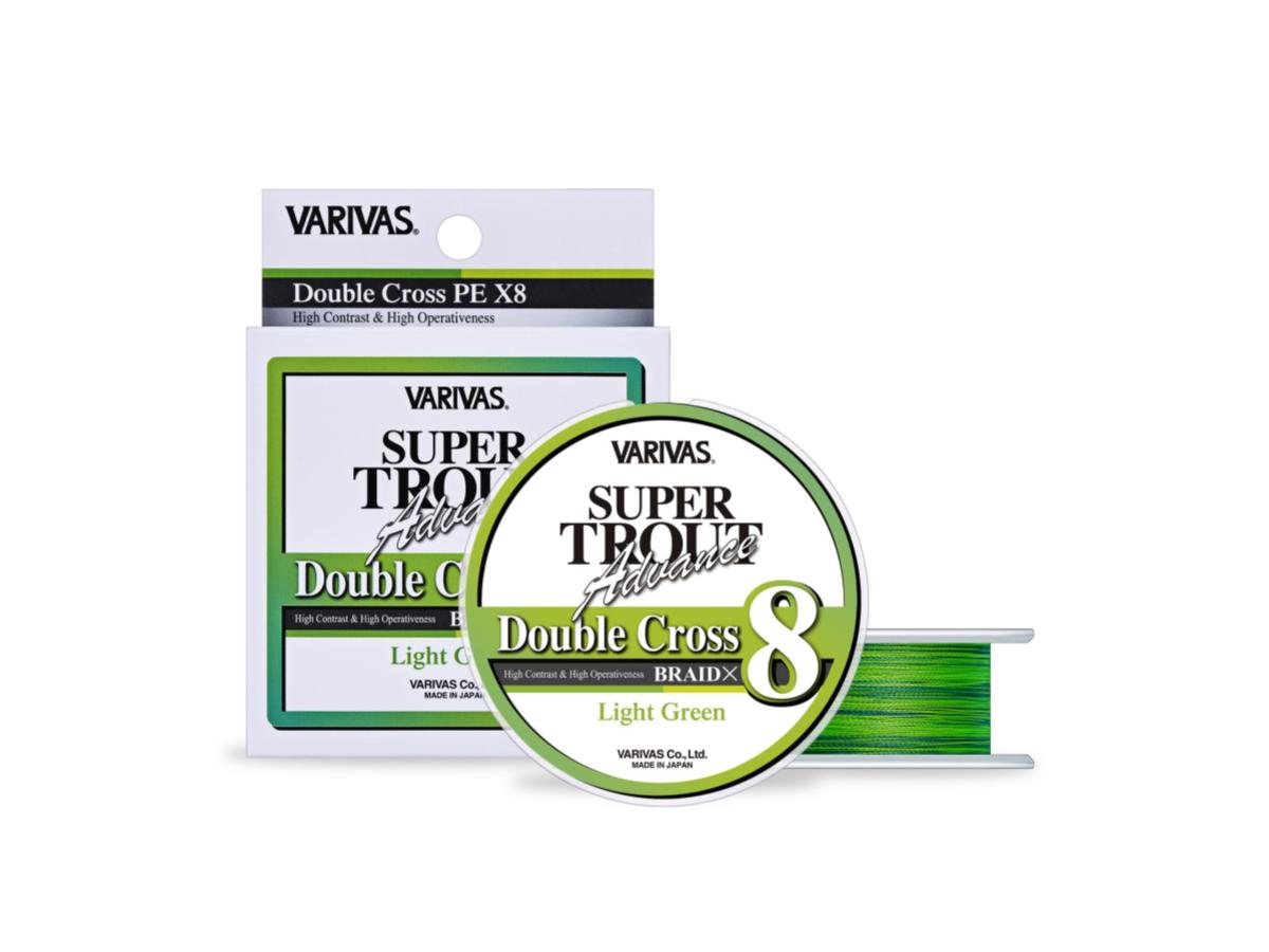 Varivas Super Trout Advance Double Cross PE X8 100m #0.8 11.4lb #Light Green