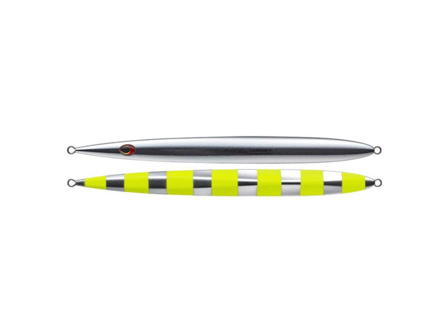 Evergreen SatouJig 140g #ST32 Silver Chartreuse Zebra