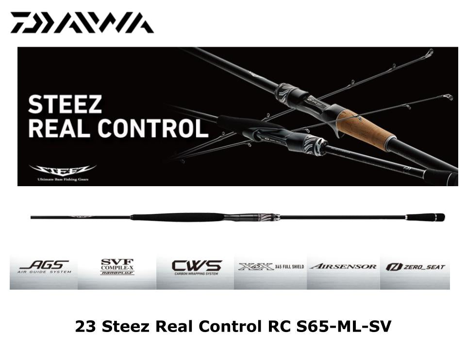 Pre-Order Daiwa 23 Steez Real Control RC S65-ML-SV
