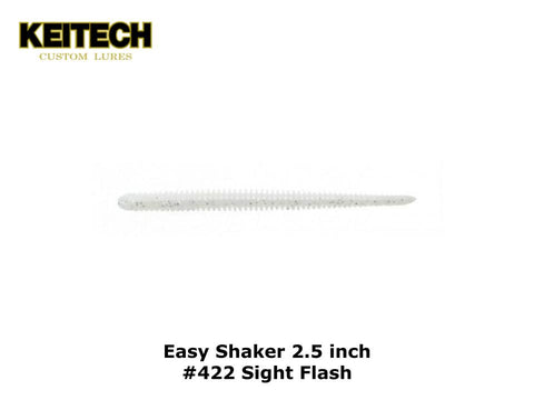 Keitech Easy Shaker 2.5 inch #422 Sight Flash