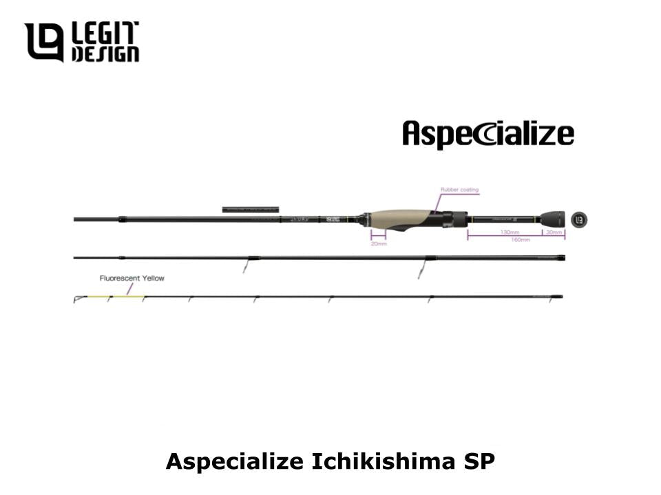 Legit Design Skuad SKS-ST55UL-AJING Aspecialize Ichikishima SP | 3 Pieces Spinning