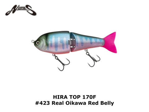Nories HIRA TOP 170F #423 Real Oikawa Red Belly