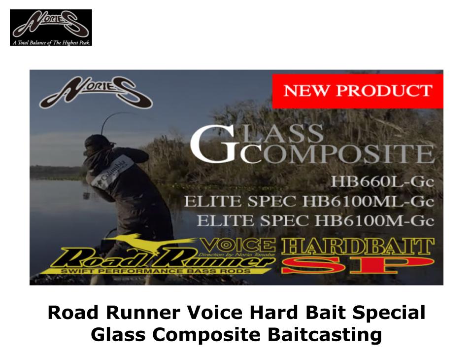 Nories Road Runner Voice Hard Bait Special Glass Composite Baitcasting HB6100M-Gc