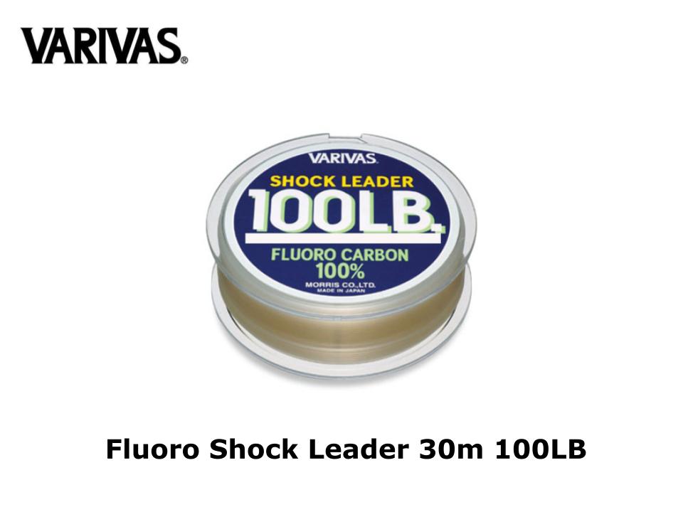 Bas De Ligne Fluorocarbone Varivas Shock Leader - 100lb / 30m / 0.88mm - Clair - Neuf