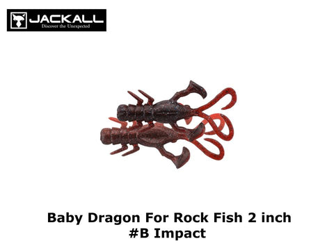 Jackall Baby Dragon For Rock Fish 2 inch #B Impact