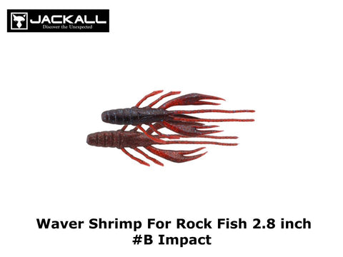Jackall Waver Shrimp For Rock Fish 2.8 inch #B Impact