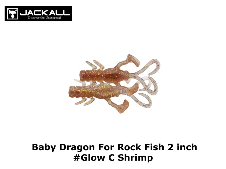 Leurre Souple Jackall Baby Dragon Salt 2 Pouces - Coloris Riprap Crab - Pour Pêche En Mer