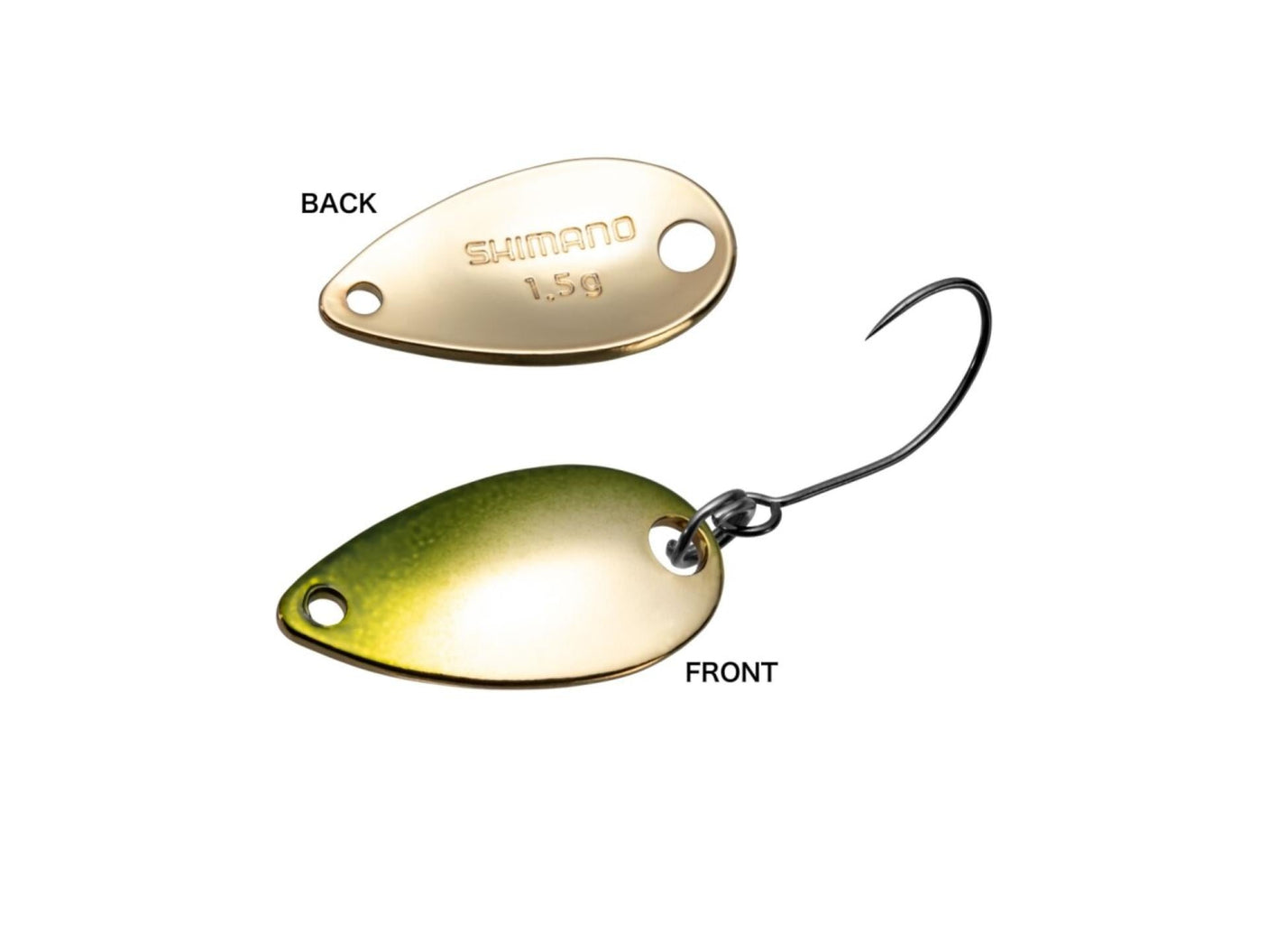 Shimano Cardiff Roll Swimmer Premium Plating 2.2g TR-M22R #73T Green Gold