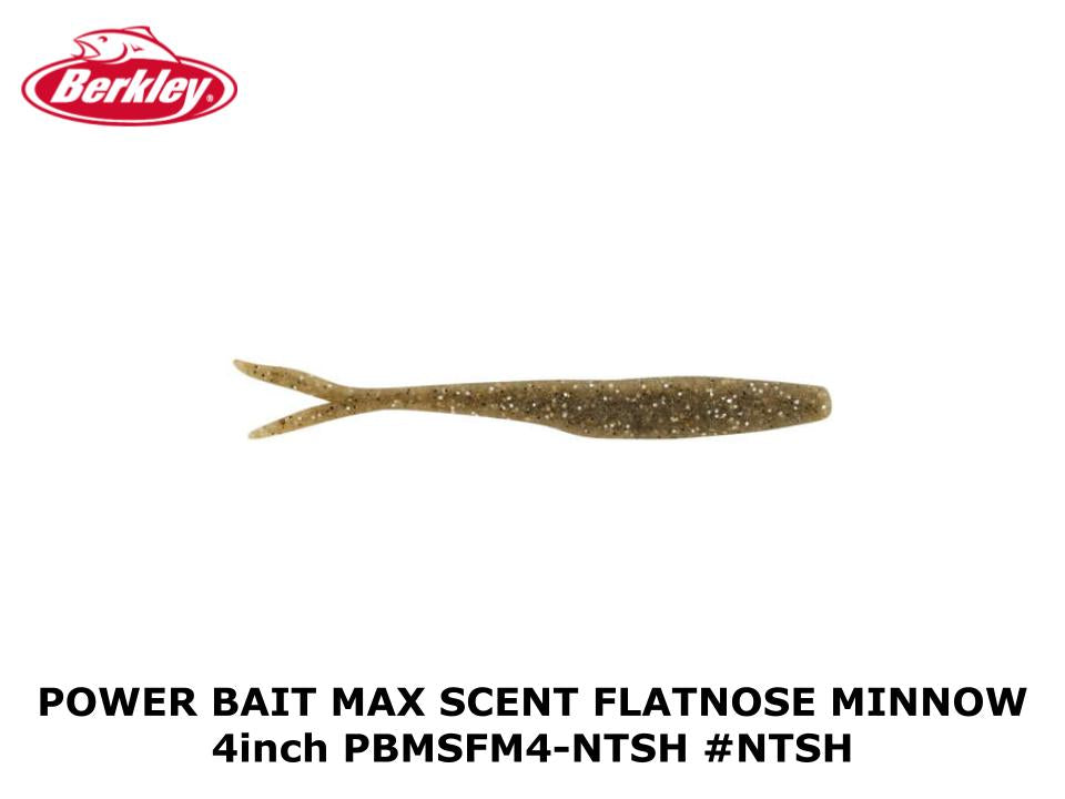 Berkley Power Bait Max Scent Flatnose Minnow 4 inch PBMSFM4-NTSH