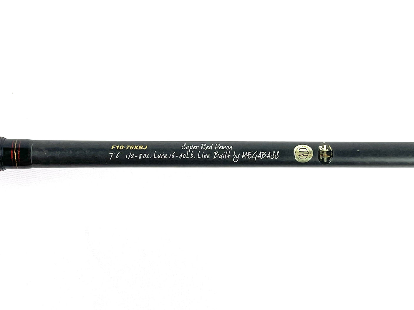Used Megabass New Black Jungle F10-76XBJ Super Red Demon