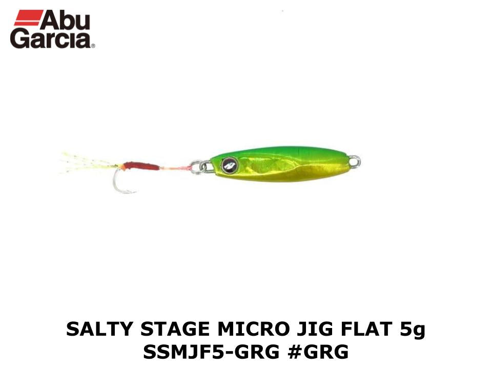 Abu Garcia Salty Stage Micro Jig Flat 5g SSMJF5-GRG #GRG