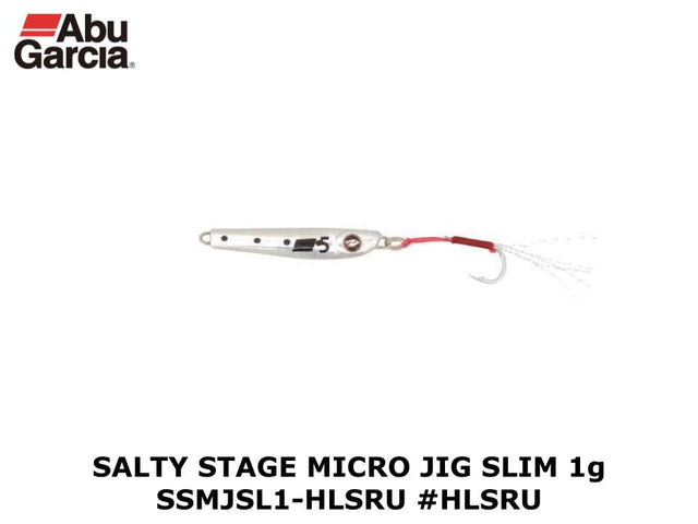 Abu Garcia Salty Stage Micro Jig Slim 1g SSMJSL1-HLSRU #HLSRU