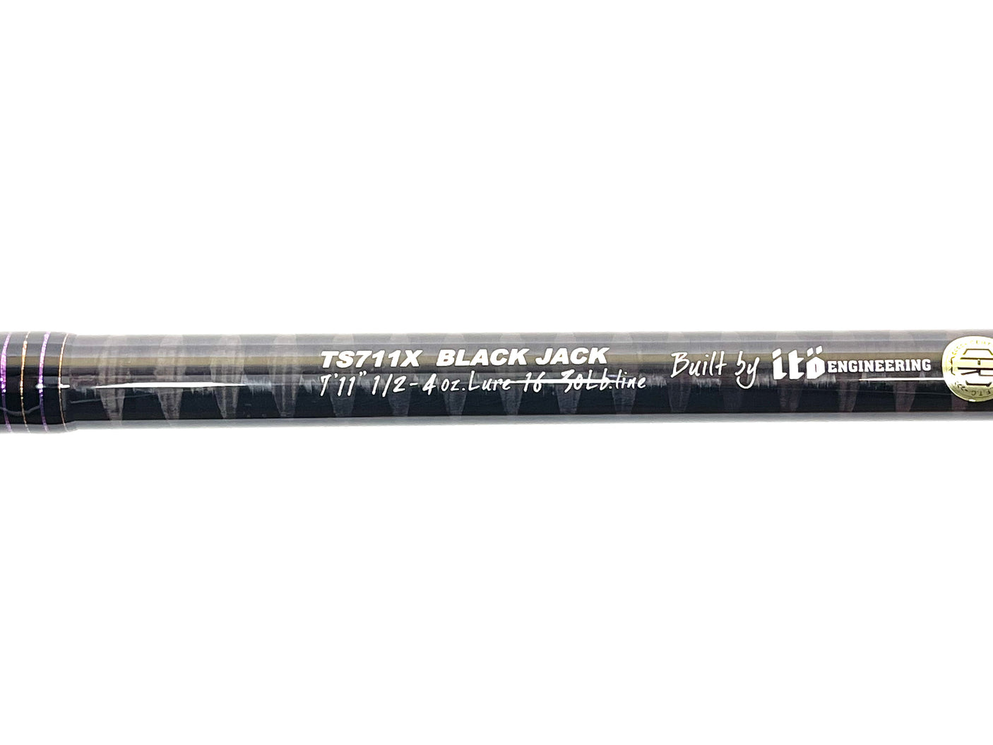 Used Megabass Destroyer T.S Baitcasting TS711X Black Jack