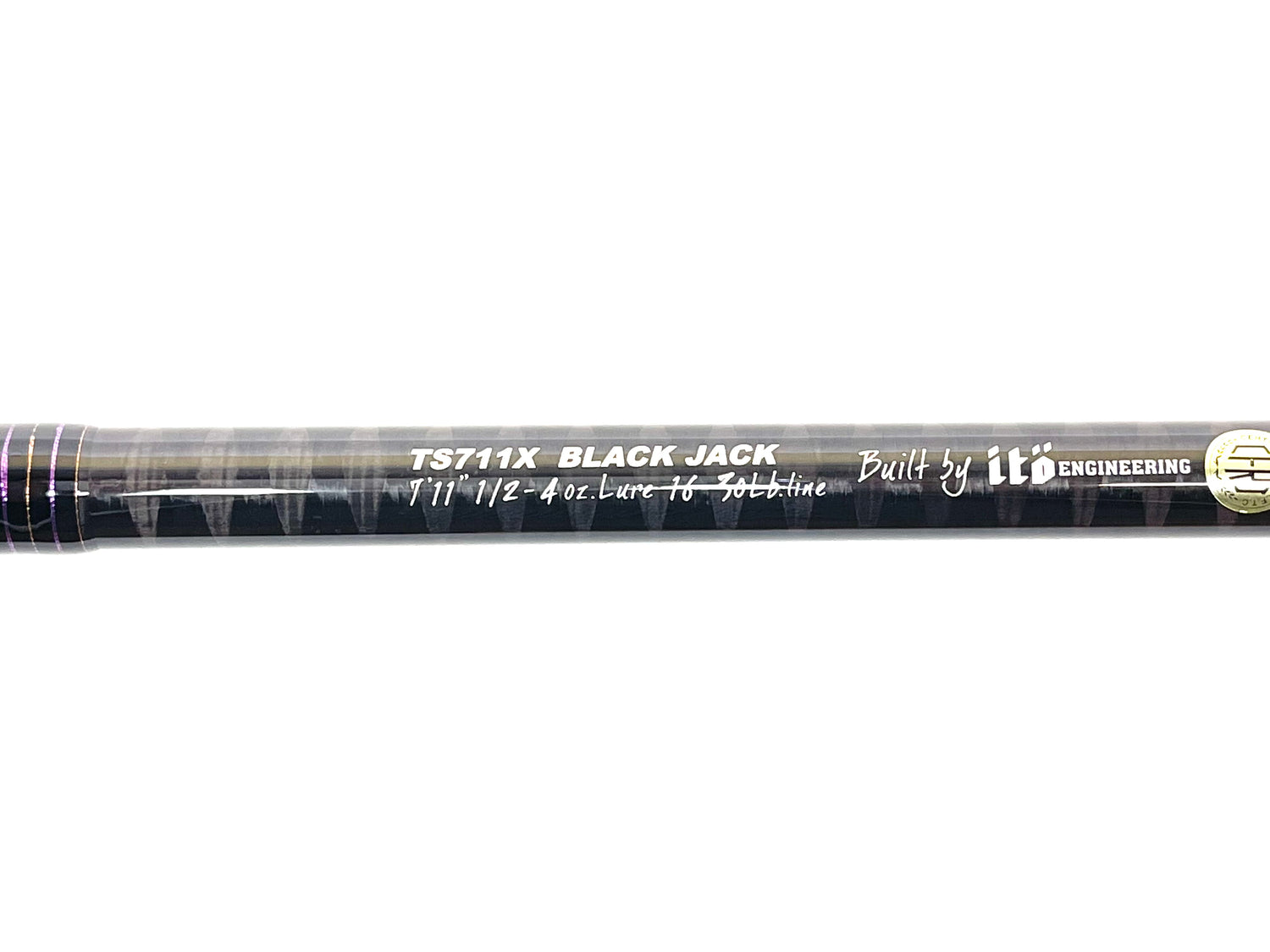 Used Megabass Destroyer T.S Baitcasting TS711X Black Jack