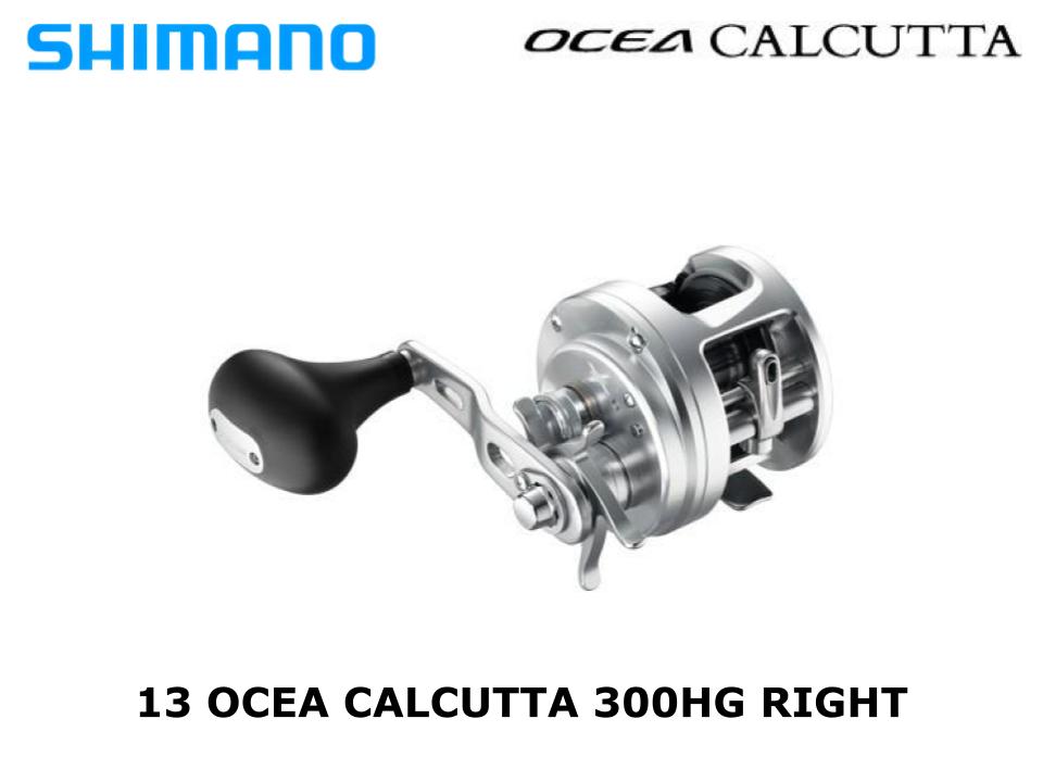 Moulinet Shimano Ocea Calcutta 300Hg Right - Rapport 6.0:1 - Occasion Comme Neuf