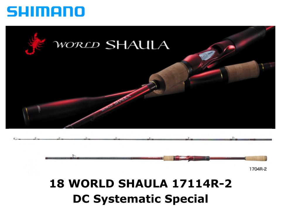 Pre-Order Shimano 18 World Shaula Baitcasting 17114R-2 DC Systematic S –  JDM TACKLE HEAVEN