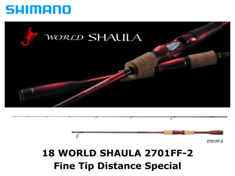 Pre-Order Shimano 18 World Shaula Spinning 2701FF-2 Fine Tip Distance Special