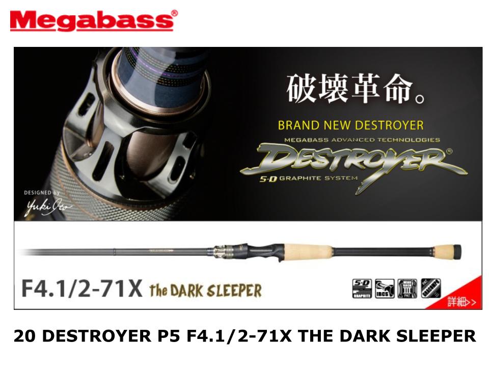 Megabass 20 Destroyer P5 Casting F4.1/2-71X The Dark Sleeper – JDM TACKLE  HEAVEN