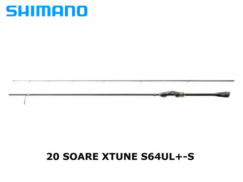 Pre-Order Shimano 20 Soare Xtune S64UL+-S