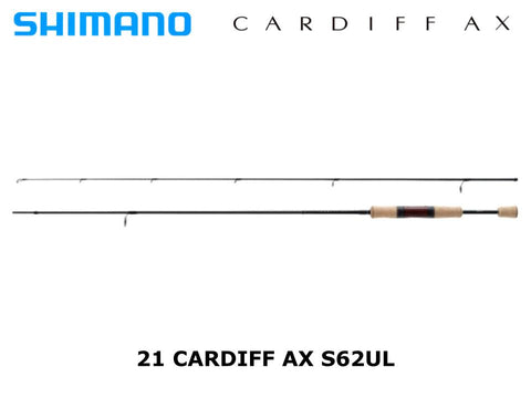 Pre-Order Shimano 21 Cardiff AX S62UL