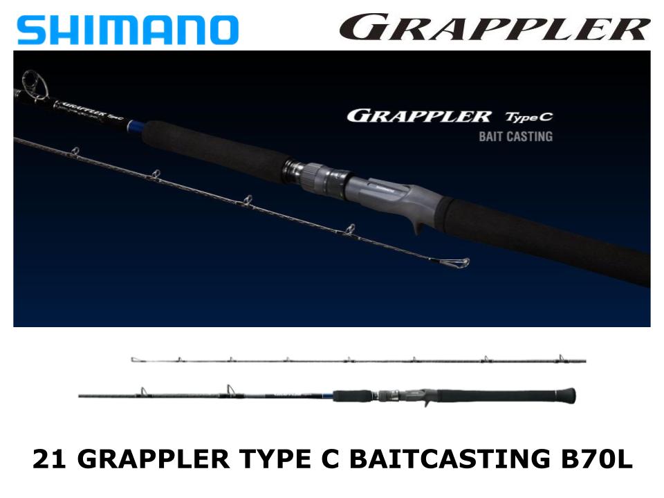 Pre-Order Shimano 21 Grappler Type C Baitcasting B70L