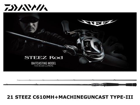 Daiwa 21 Steez Casting C610MH+ MACHINEGUNCAST TYPE-III