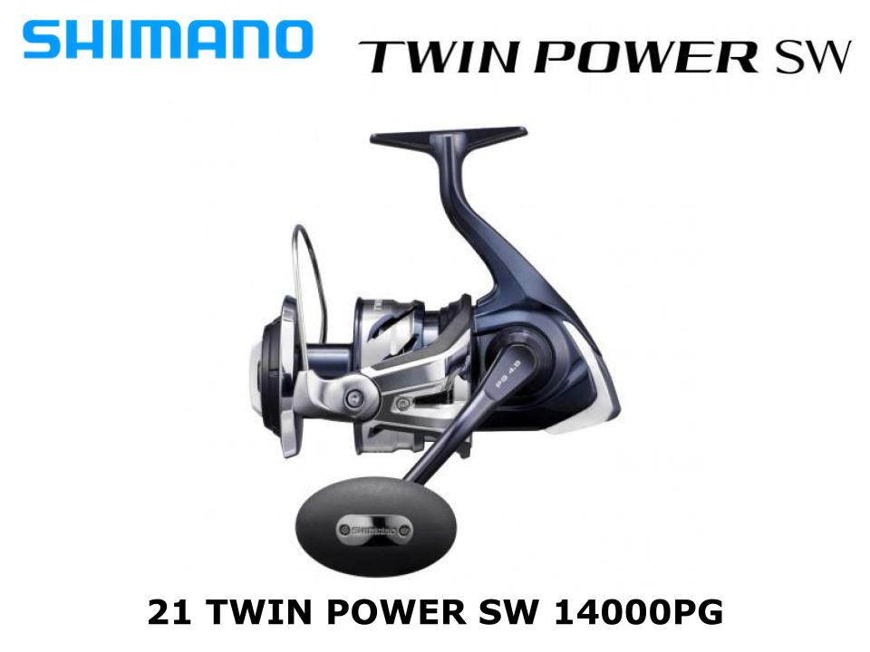 Used Shimano 21 Twin Power Sw 14000Xg/Spinning Reel Sport from
