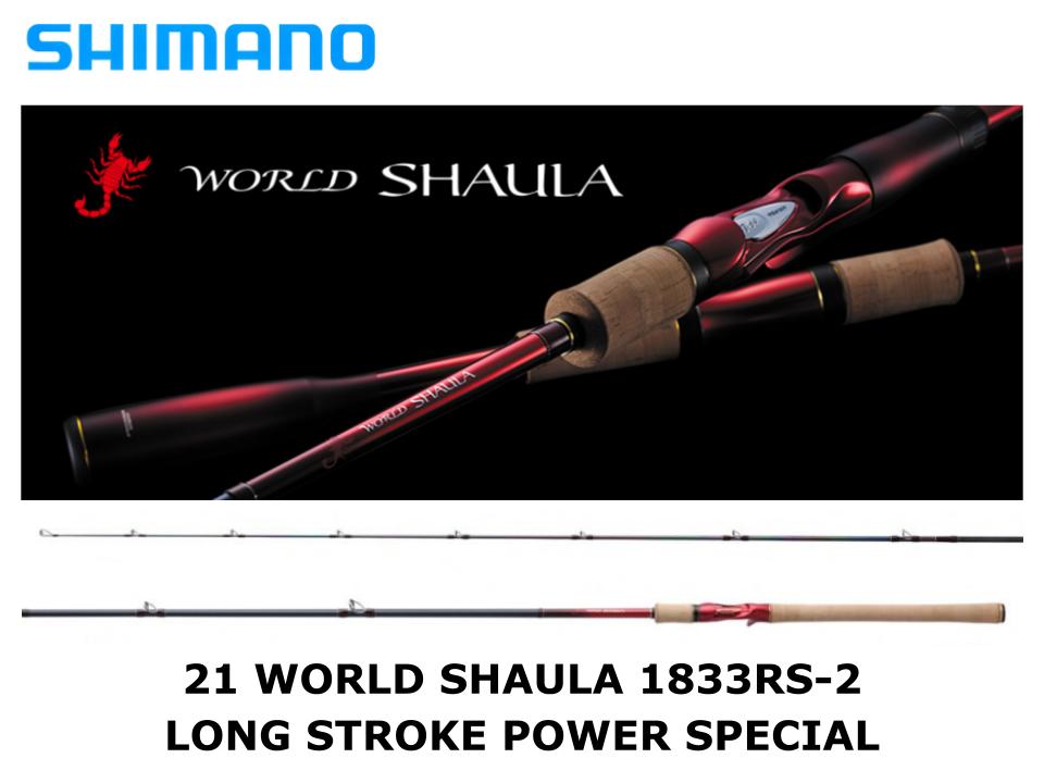 Pre-Order Shimano 21 World Shaula Baitcasting 1833RS-2 Long Stroke Power  Special