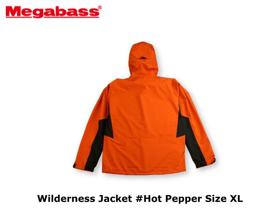 Megabass Wilderness Jacket #Hot Pepper Size XL