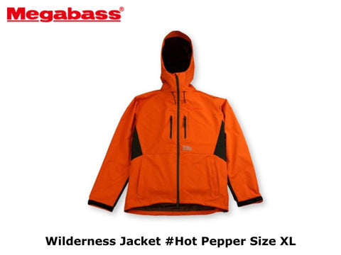 Megabass Wilderness Jacket #Hot Pepper Size XL