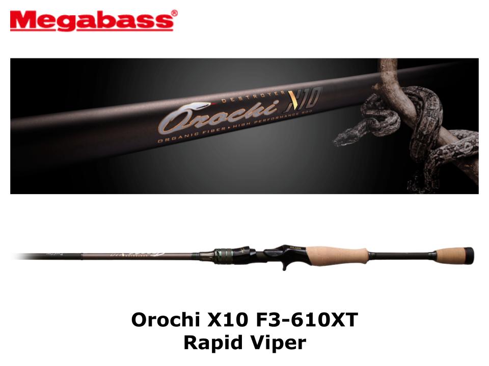 Megabass Orochi X10 F3-610XT Rapid Viper – JDM TACKLE HEAVEN