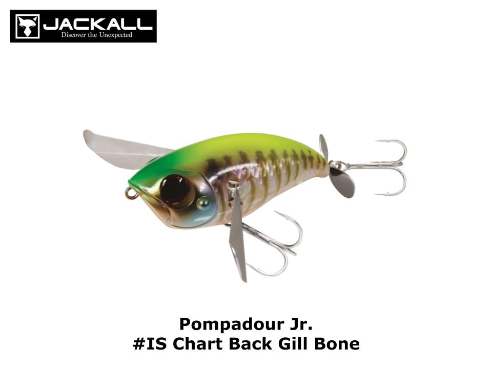 Jackall Pompadour Jr. #IS Chart Back Gill Bone