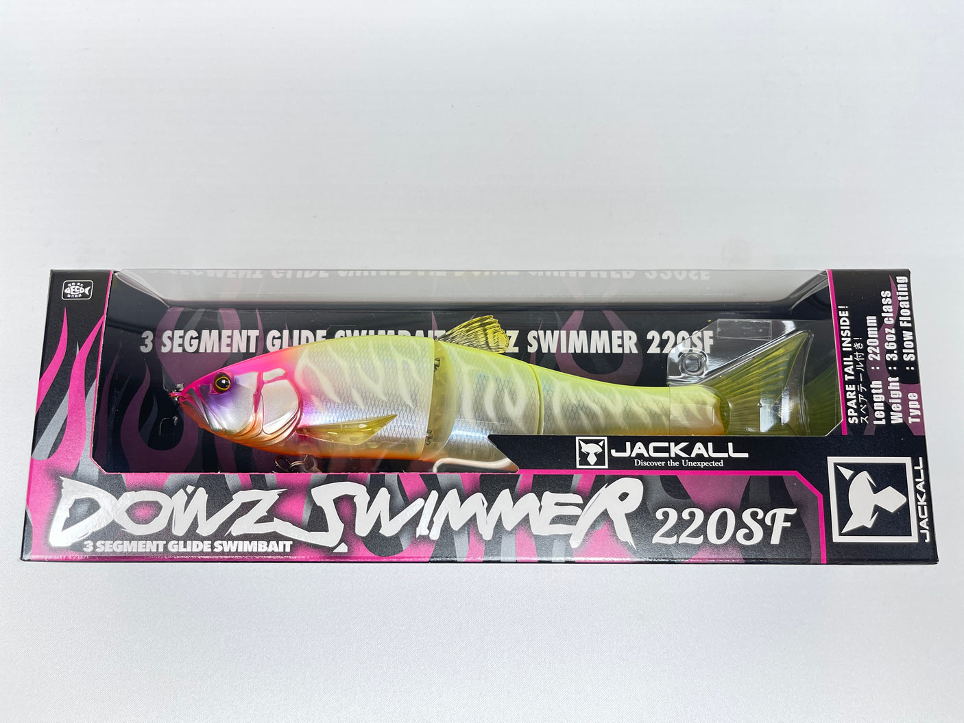 Jackall Dowz Swimmer 220SF #Maruhata Ghost Chart