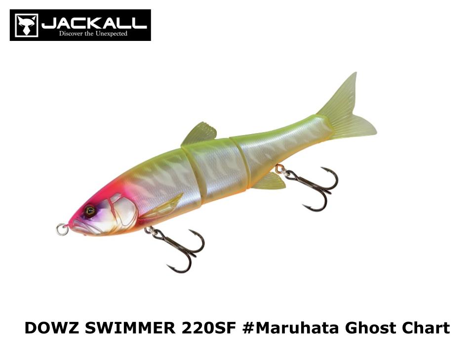 Jackall Dowz Swimmer 220SF #Maruhata Ghost Chart