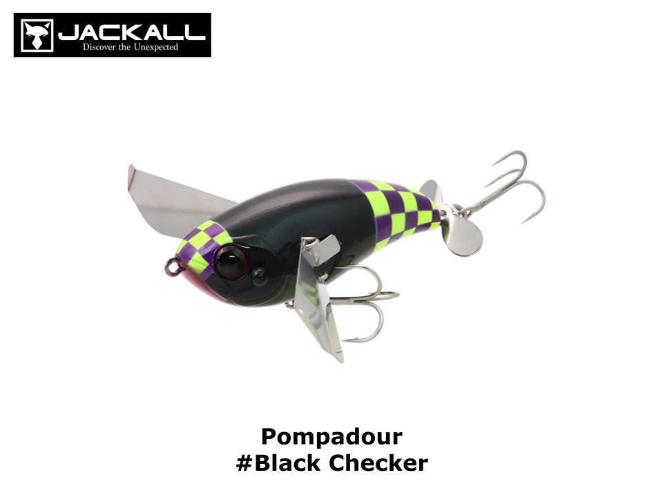 Jackall Pompadour Jr. #Black Checker