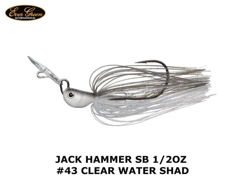 Evergreen Jack Hammer SB 1/2oz #43 Clear Water Shad