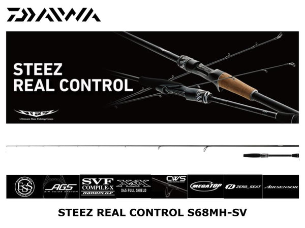 Daiwa 23 Steez Real Control RC S68MH-SV – JDM TACKLE HEAVEN