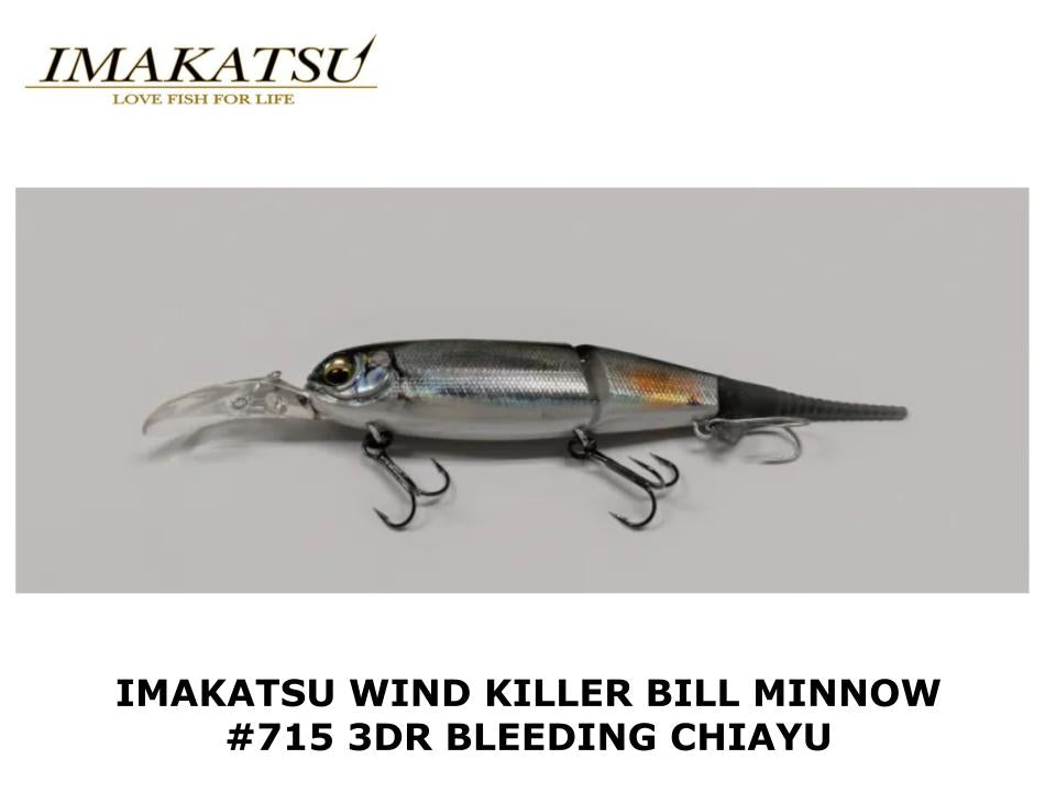 Imakatsu WIND KILLER BILL MINNOW #715 3DR Bleeding Chiayu
