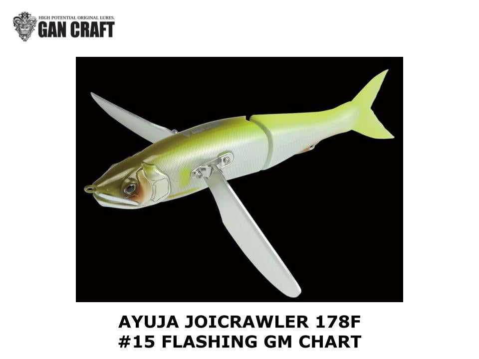Gan Craft Ayuja Joicrawler 178F #15 Flashing GM Chart