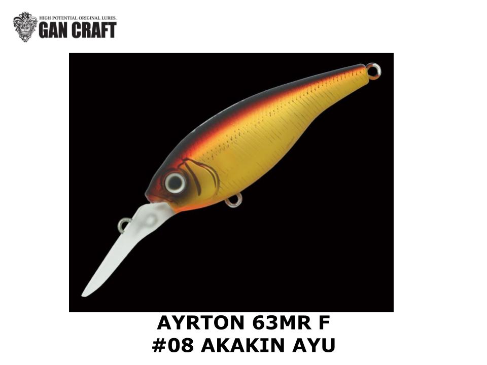 Gan Craft Ayrton 63MR F #08 Akakin Ayu
