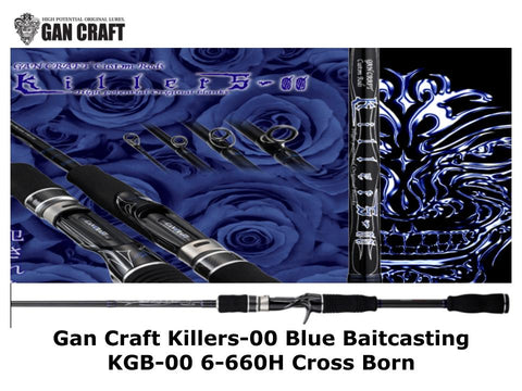 Gan Craft Killers-00 Blue Baitcasting KGB-00 6-660H Cross Born