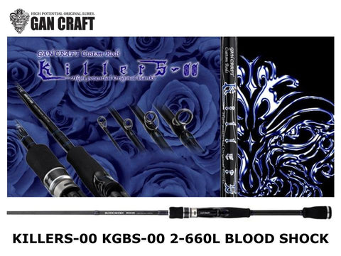 Pre-Order Gan Craft Killers-00 Blue Spinning KGBS-00 2-660L Blood Shock